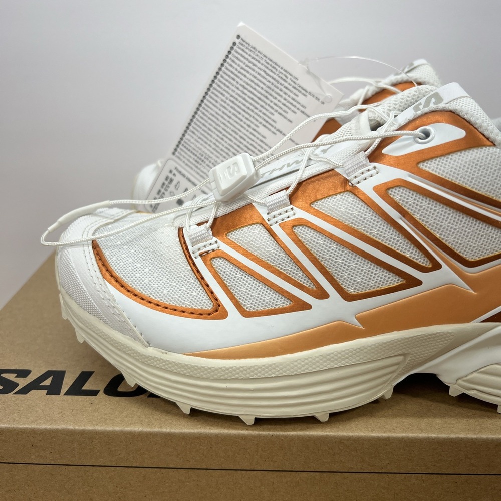 Salomon XT Pathway Metallic Hiking Shoes Women's 5.5 Men's 4.5 White‎ Copper - Picture 3 of 11